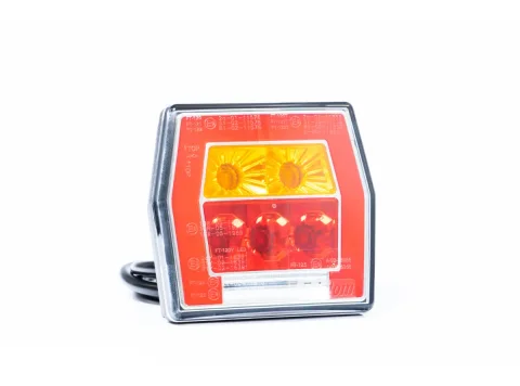 Feu arrière LED 4 fonctions avec éclairage de plaque – FRISTOM FT-122 T LED
